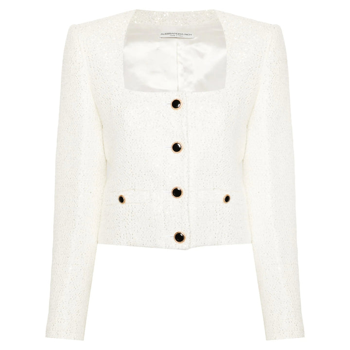 Alessandra Rich Jackets - White | b58da98112e446183a1d443f0e4dd715719a4a9e
