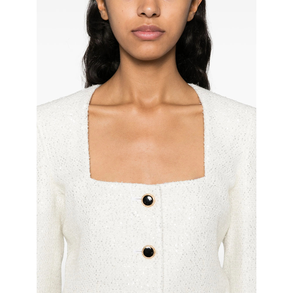 Alessandra Rich Jackets - White | 02580f25ea3b27da4109e830dc77f7b80e2246b5