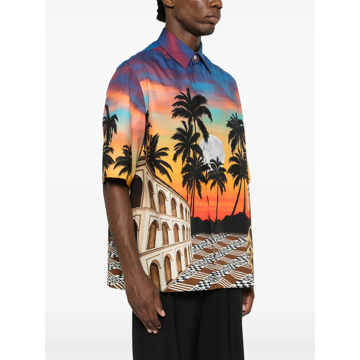 Fendi Shirts - Blue, Orange | 44e78c3fc0677ea84a012813a7e41632ef219775