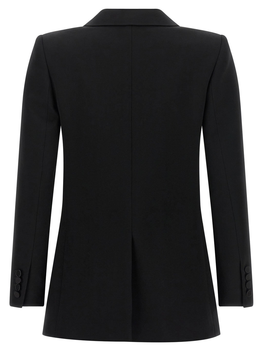 Saint Laurent Satin Lapel Blazer BlazerS - Black | d6e08ee4d1e248c6ab412a17f0b6ae9b67894d27