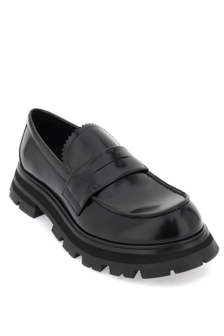 Brushed Leather Wander Loafers