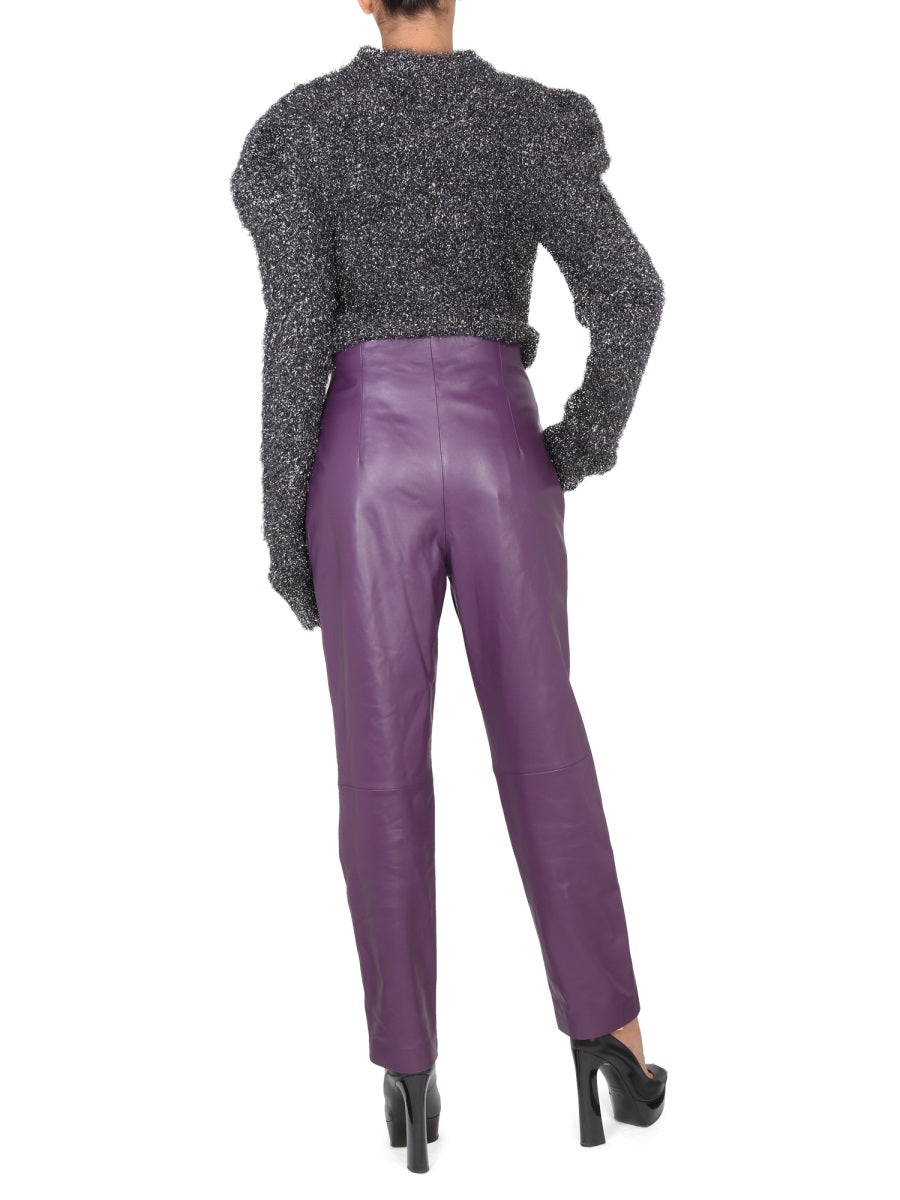 Alberta Ferretti Pants - Purple | Wanan Luxury
