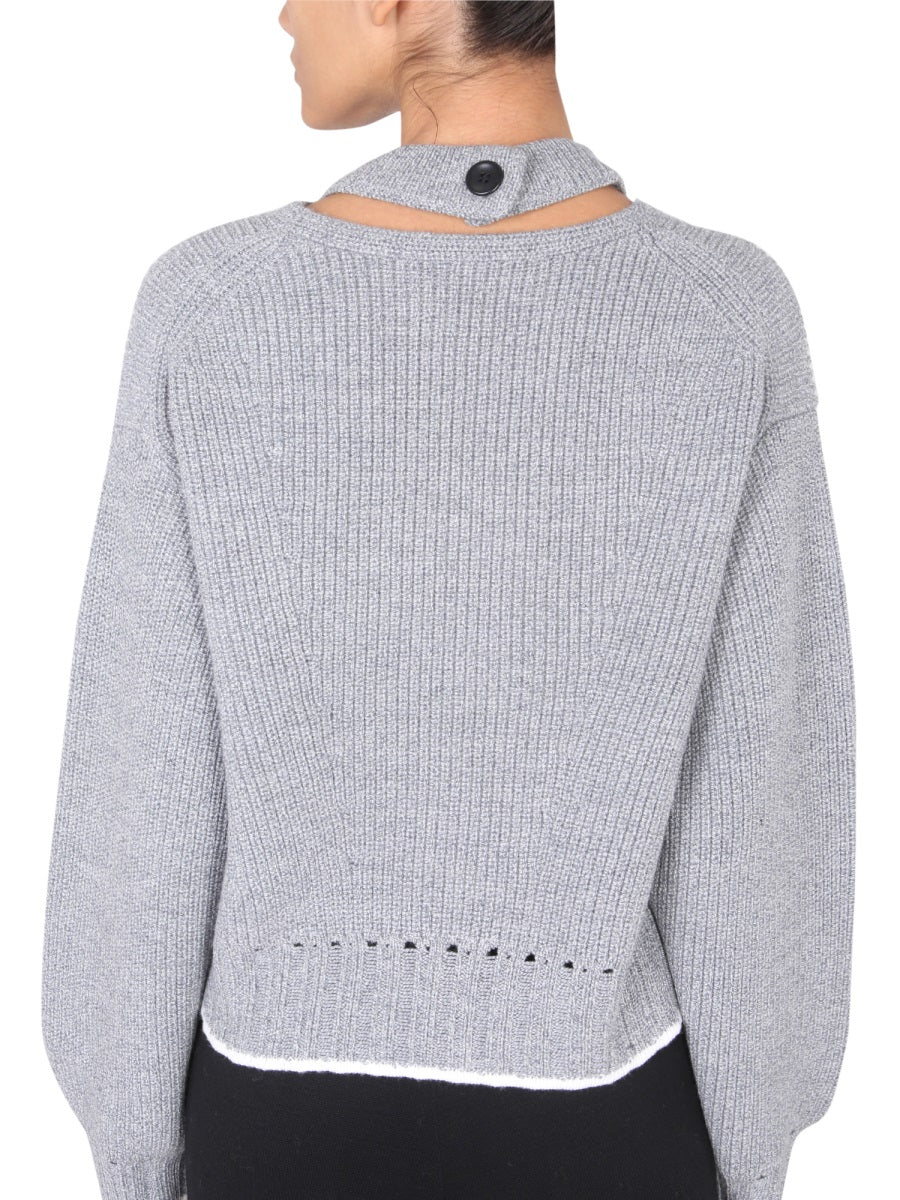 Proenza Schouler White Label Sweaters - Grey | c3d3abb5e4b7aaddf08f2c71cedc5a6ffa47f2ff