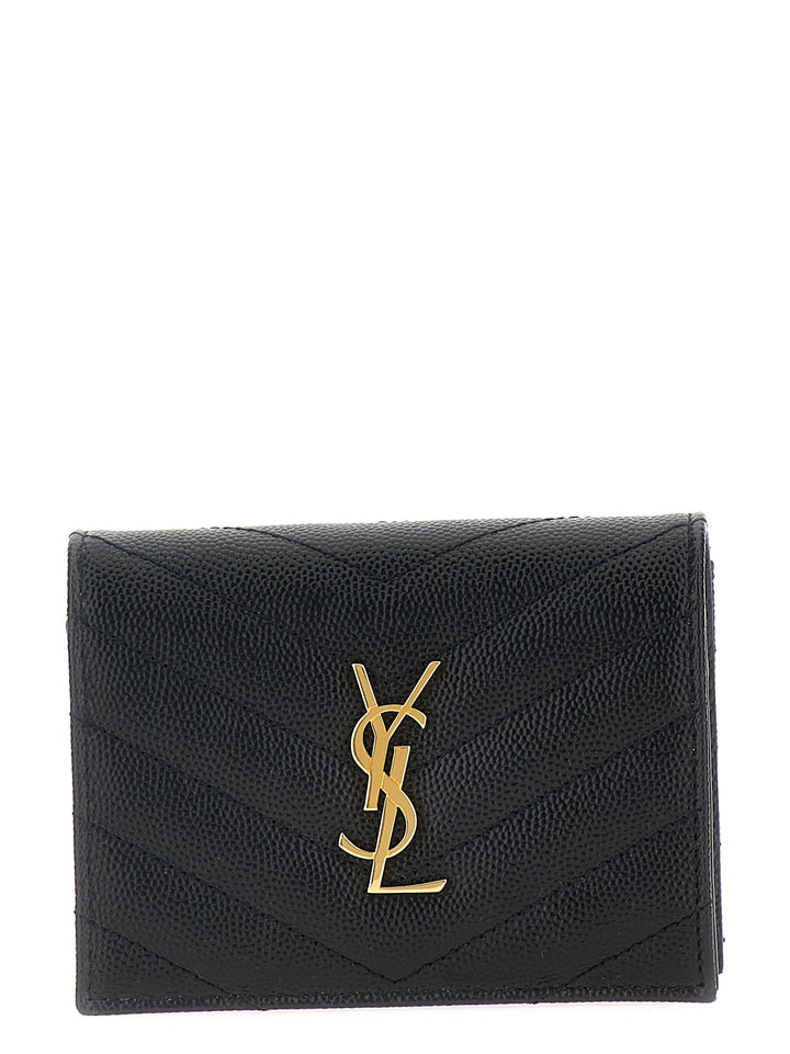 Saint Laurent Monogramme Wallets and Card Holders - Black | 4abea4348e6dd9e50cbdd4dce0a21568e5634849