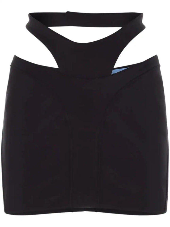 Miniskirt with cut-out