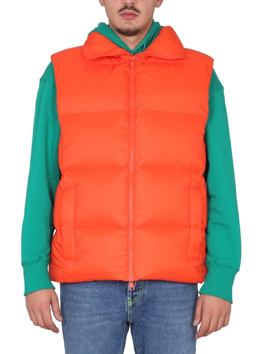 Msgm Gilet - Orange | 8b6341b1b57374563abb708aad2f70f622821fda