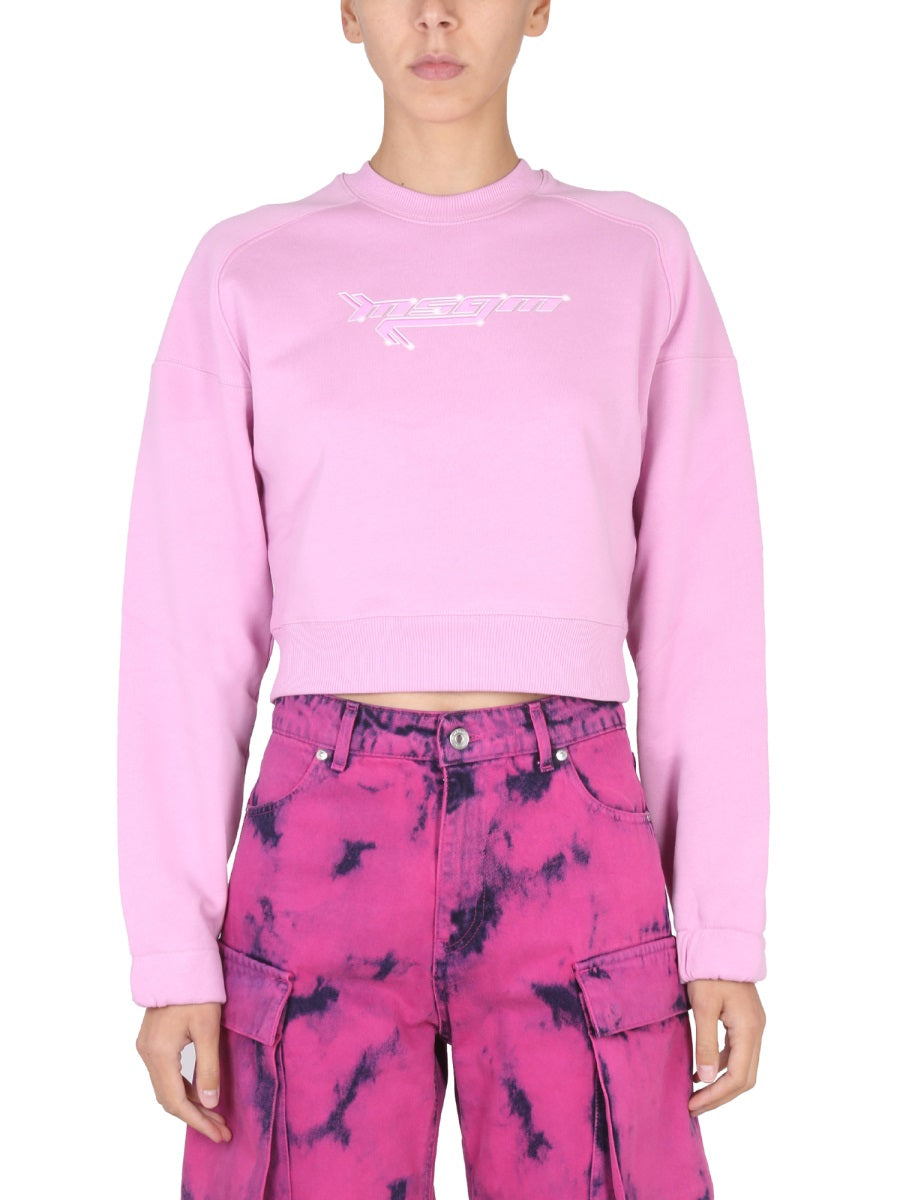 MSGM Sweatshirts - Pink | Wanan Luxury