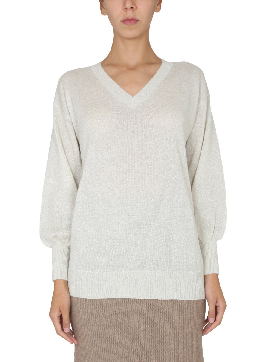 Fabiana Filippi Sweaters - White | 964e42f4908e9dc3cf2ba6c31f3dd632e62fc4d1
