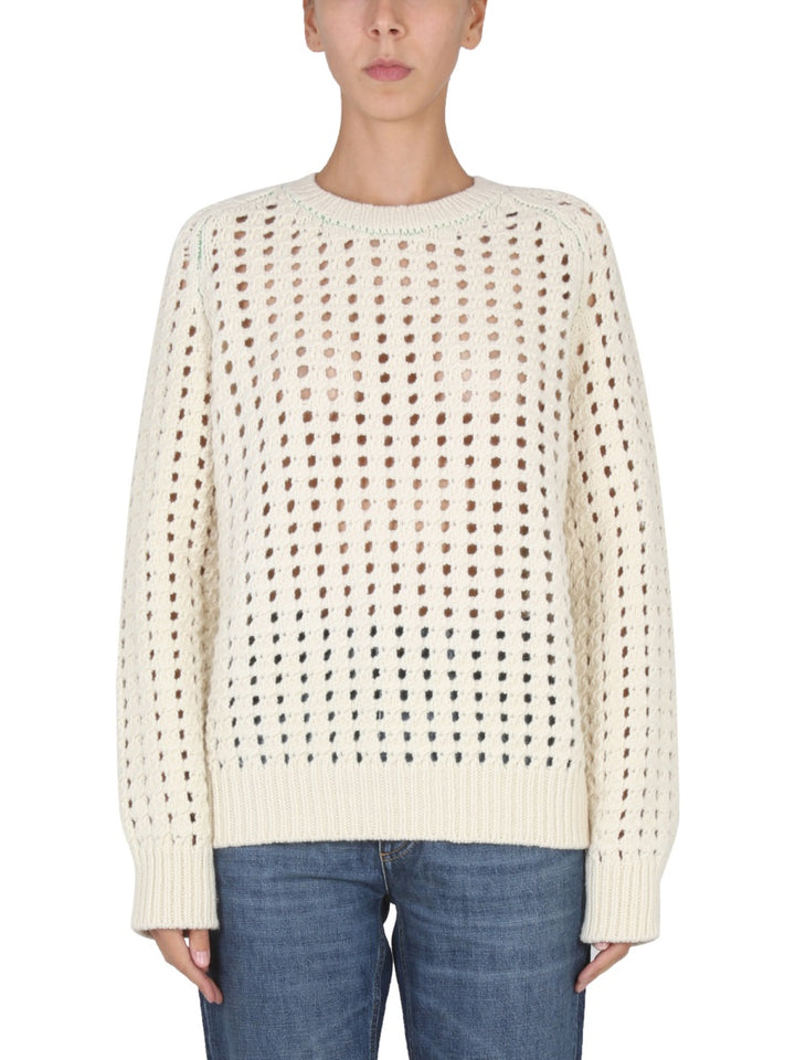 Bottega Veneta Sweaters - White | bea2072e48f8dd2bcbde372e6019dc447e36ed56