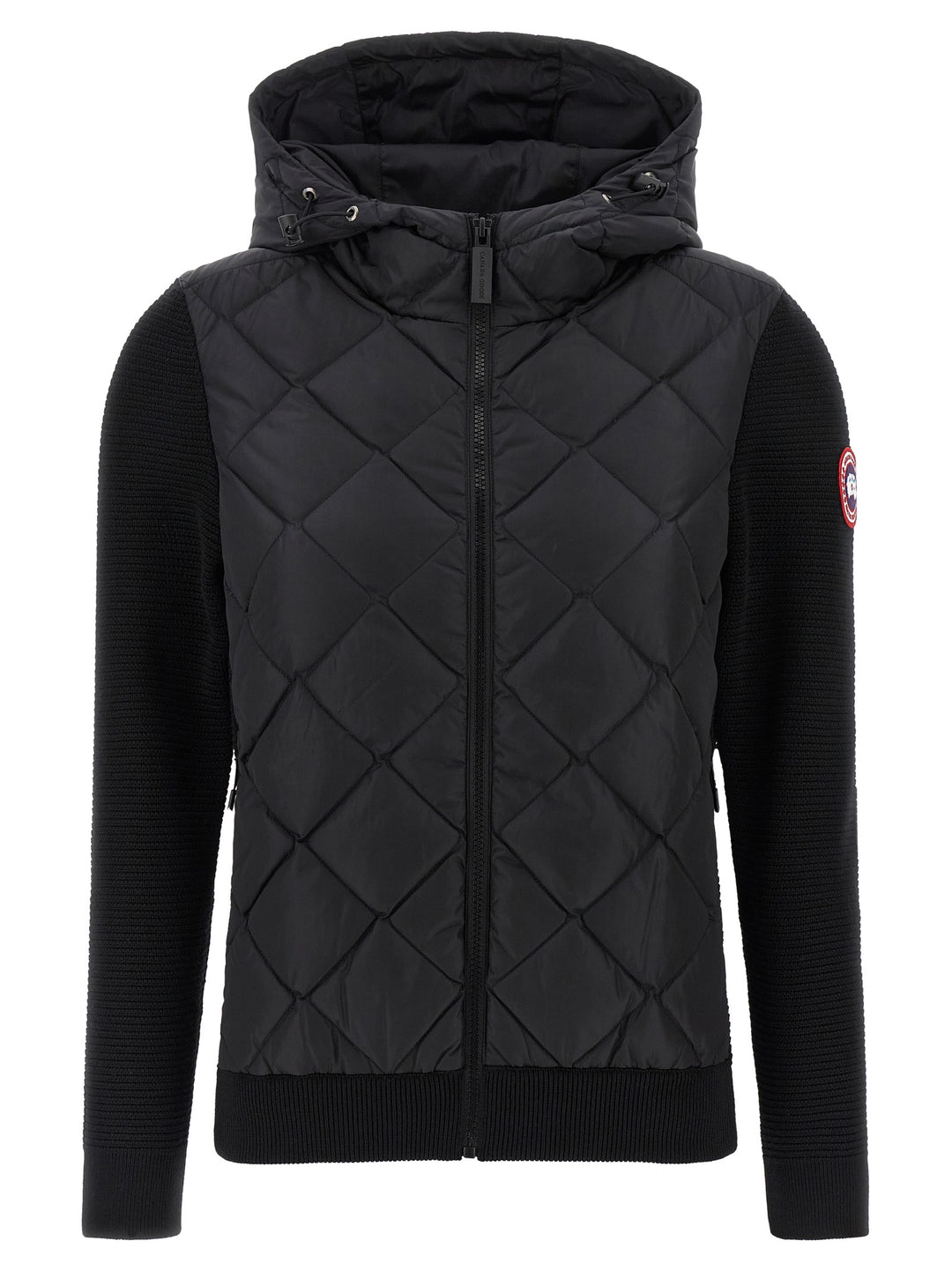 Canada Goose Hybridge® Quilted Knit Puffer Jackets - Black | fe5a1b9995675d2c39efc0664021847d918d3e14