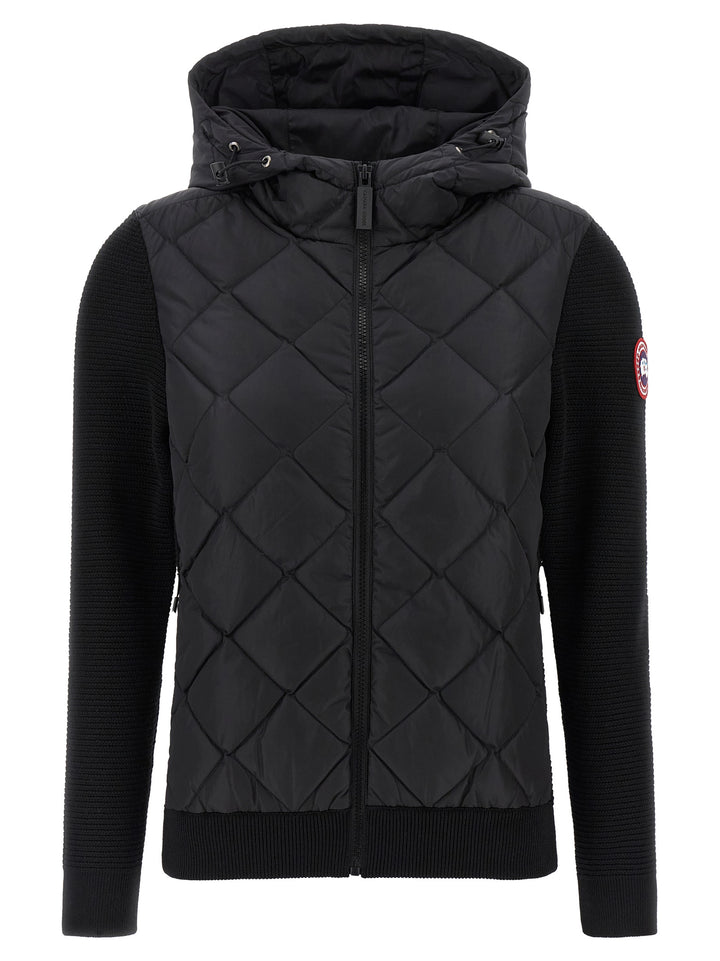 Canada Goose Hybridge® Quilted Knit Puffer Jackets - Black | fe5a1b9995675d2c39efc0664021847d918d3e14