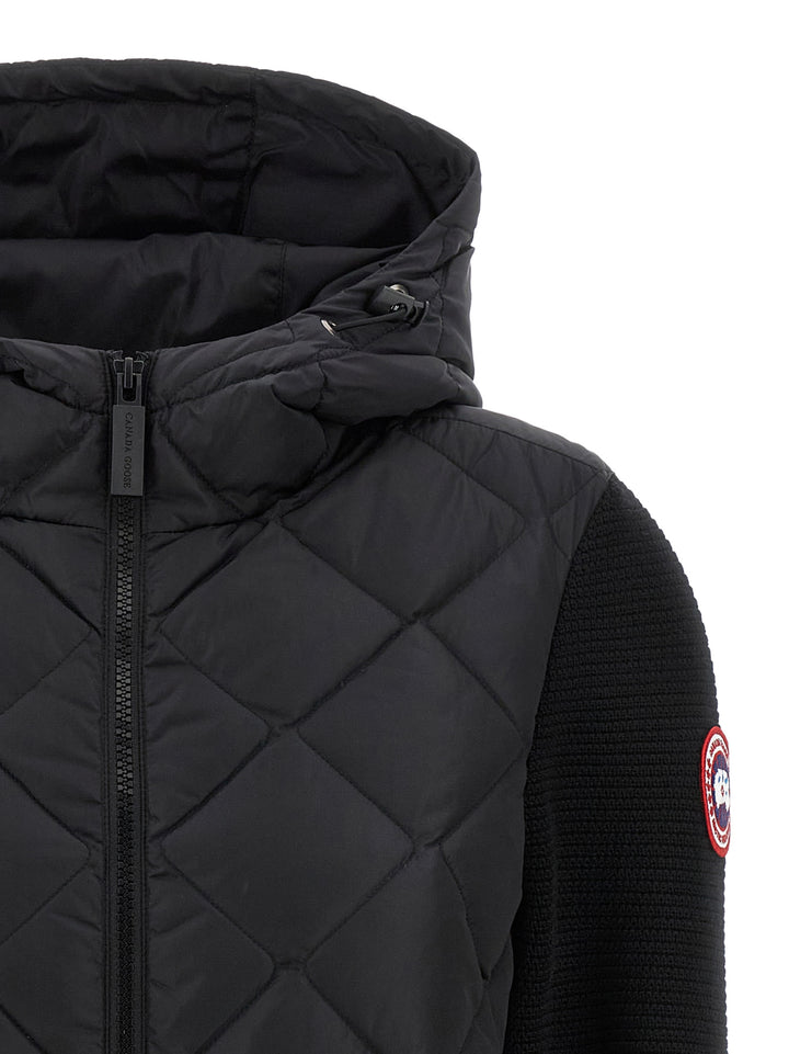 Canada Goose Hybridge® Quilted Knit Puffer Jackets - Black | 7e97ba680b2d921294fdad87ae9e95ef1592d82e