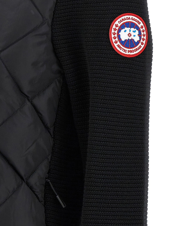 Canada Goose Hybridge® Quilted Knit Puffer Jackets - Black | fe35dedeb77b588ed9c1a6f3b776b62d6044d5d2