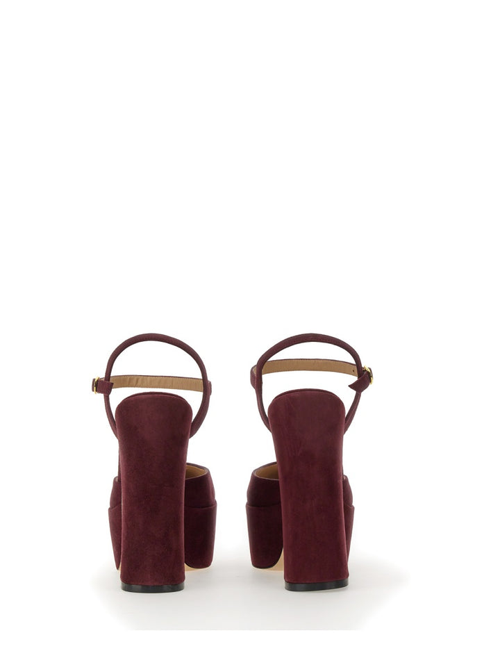 Stuart Weitzman pumps - Burgundy | Wanan Luxury