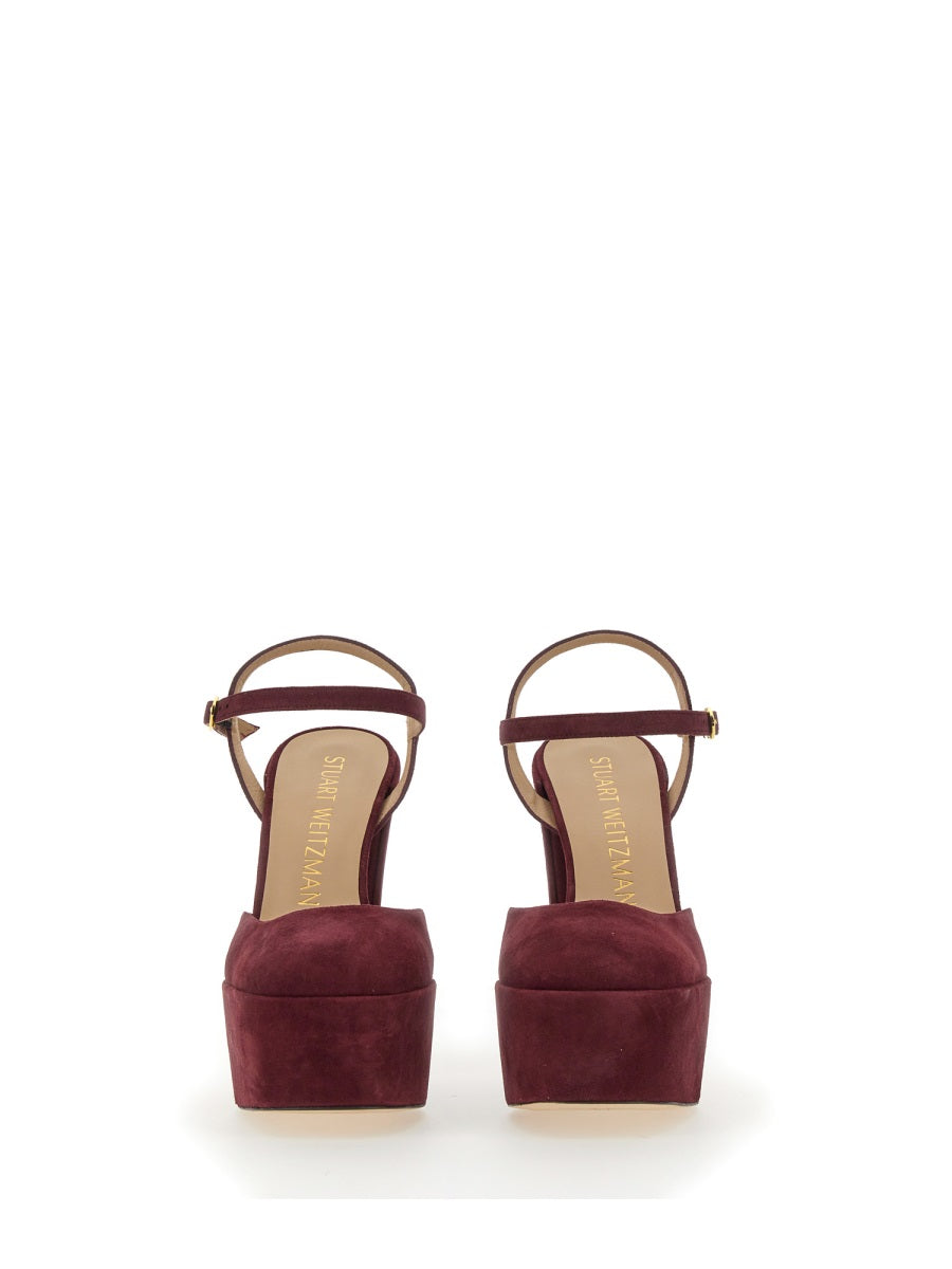 Stuart Weitzman pumps - Burgundy | Wanan Luxury