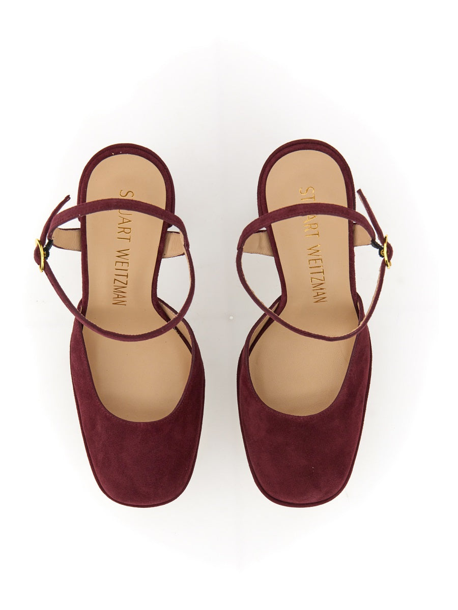 Stuart Weitzman pumps - Burgundy | Wanan Luxury