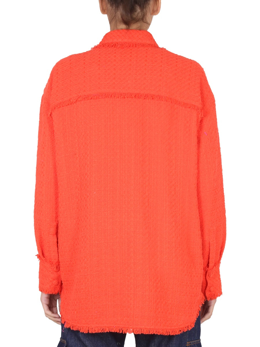 MSGM Shirts - Orange | Wanan Luxury