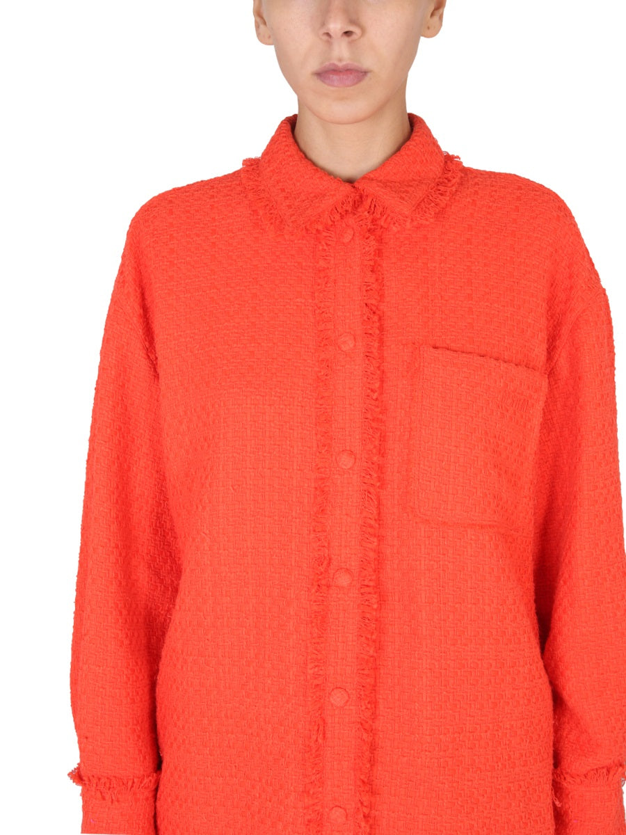 MSGM Shirts - Orange | Wanan Luxury