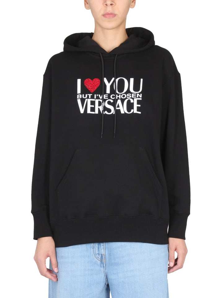 Versace Sweatshirts - Black | 508ef912b9f6cbb1df4c0ffa032137b538887823