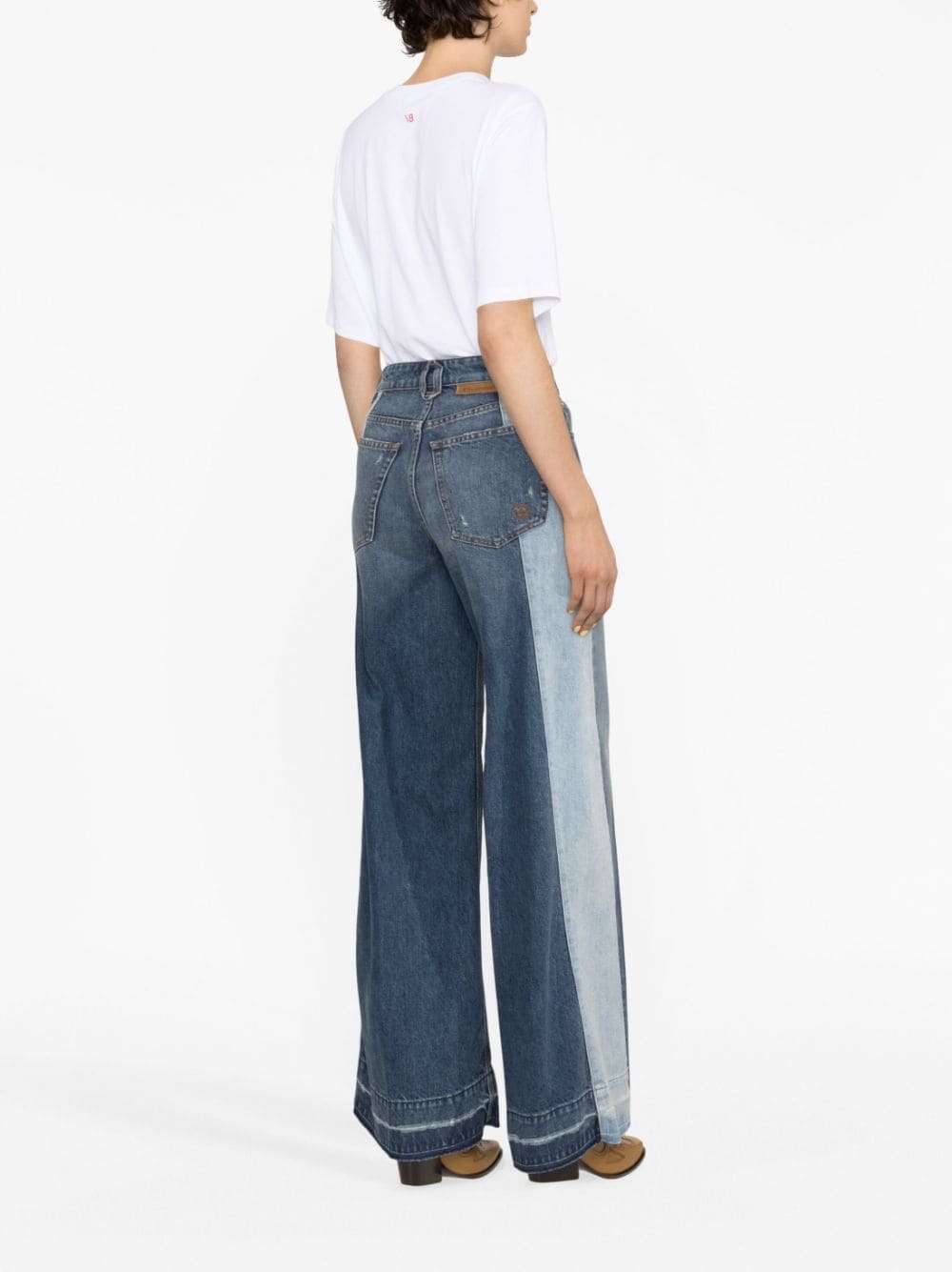 Wide leg jeans