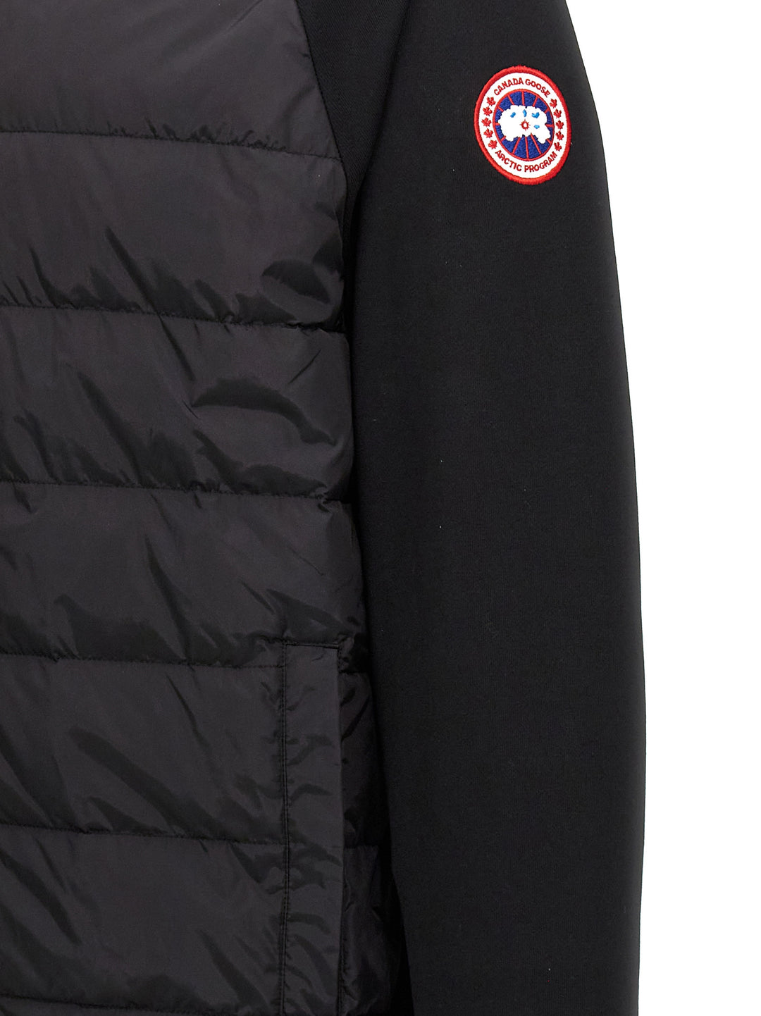 Canada Goose Huron Hybridge® Puffer Jackets - Black | 9a6415cbf32b7c95e471914c942c7b1d9e62f581