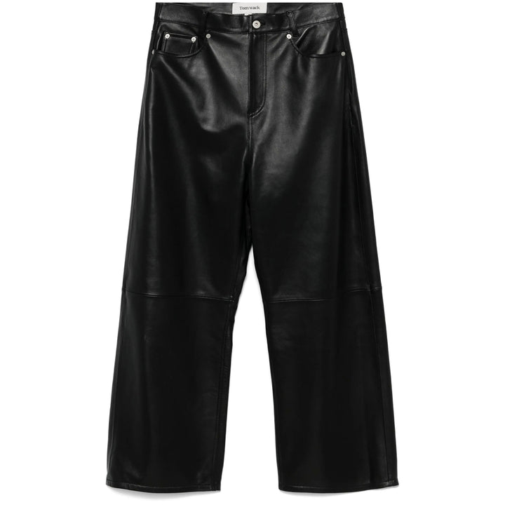 Tonywack Leather Pants - Black | bc16ca2348ba83d53ead2e607b3407419c0d1f82