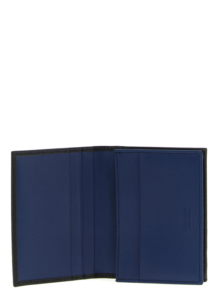Ferragamo Revival Gancio Wallets and Card Holders - Black | c2f06eea2f630667c02bb18f863d916f7f26440a
