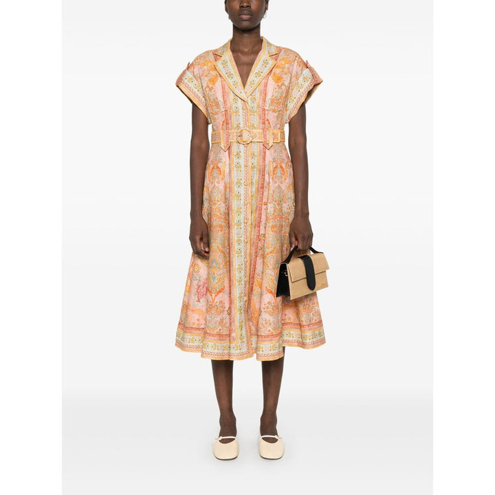Zimmermann Dresses - Orange, Pink | 2a6ff6b50b79cee04c8ac817132b9b089bed7989