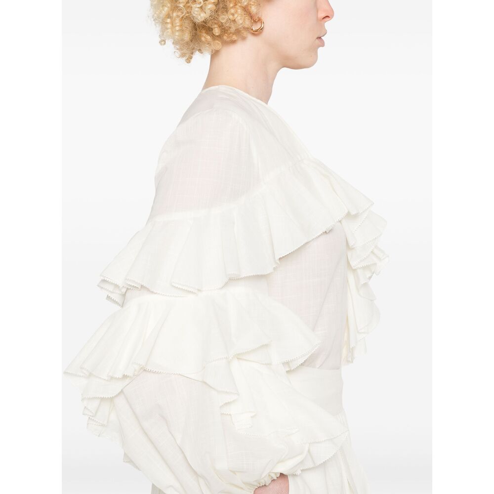 Zimmermann Shirts - White | 755b926f1fabff538bf9b2d13fefce42f469937e