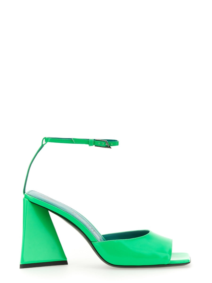 The Attico Wedges - Green | Wanan Luxury
