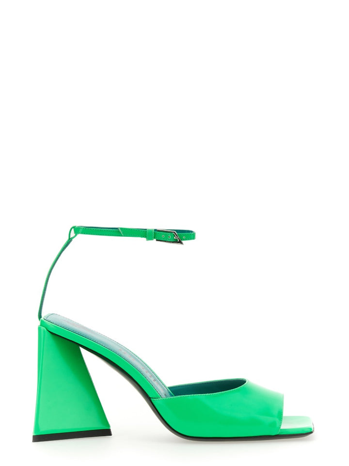 The Attico Wedges - Green | Wanan Luxury