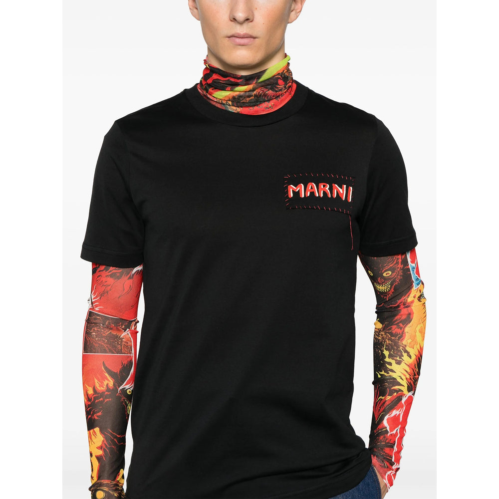 Marni T Shirts - Black | 210f541cc529b653e37905f17b9419a48bab9999