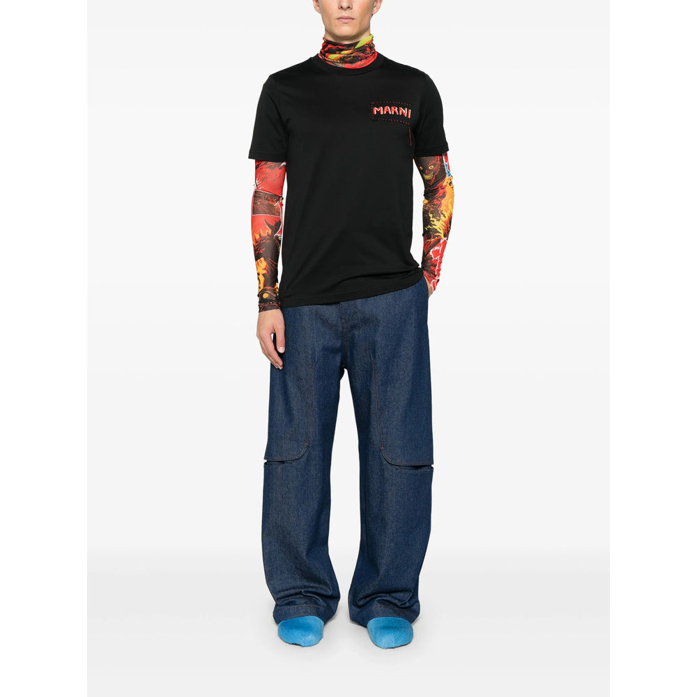 Marni T Shirts - Black | d7911f8c6c322b9bbb80426866bd7c91f247fb99
