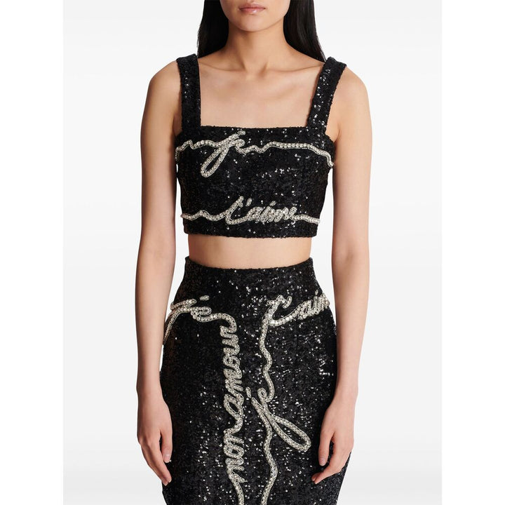 Balmain Tops - Black | 0bf7168993cd939658291701e54fa0e7ebf31a4b