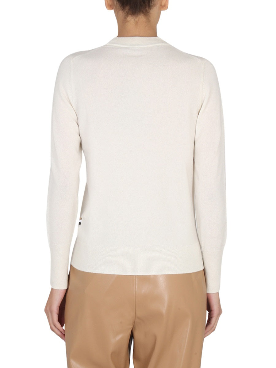 Boss Sweaters - White | ac5dcd8b3c050ff059abcdb748ee4cee60f3ca58