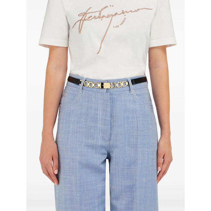 Ferragamo Belts - Black, Gold | 9fde672ff35c53d6256d5ea9feb13dcc9c5f8a98