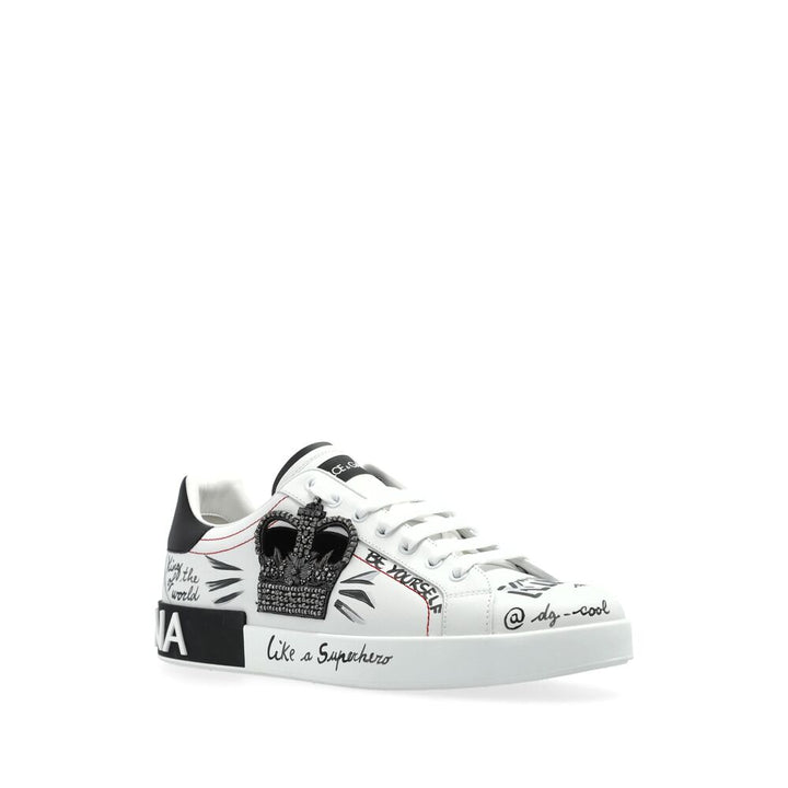 Dolce & Gabbana Sneakers - White, Black | 730bab3f5d2f23581d08e3a59225c4713d335897
