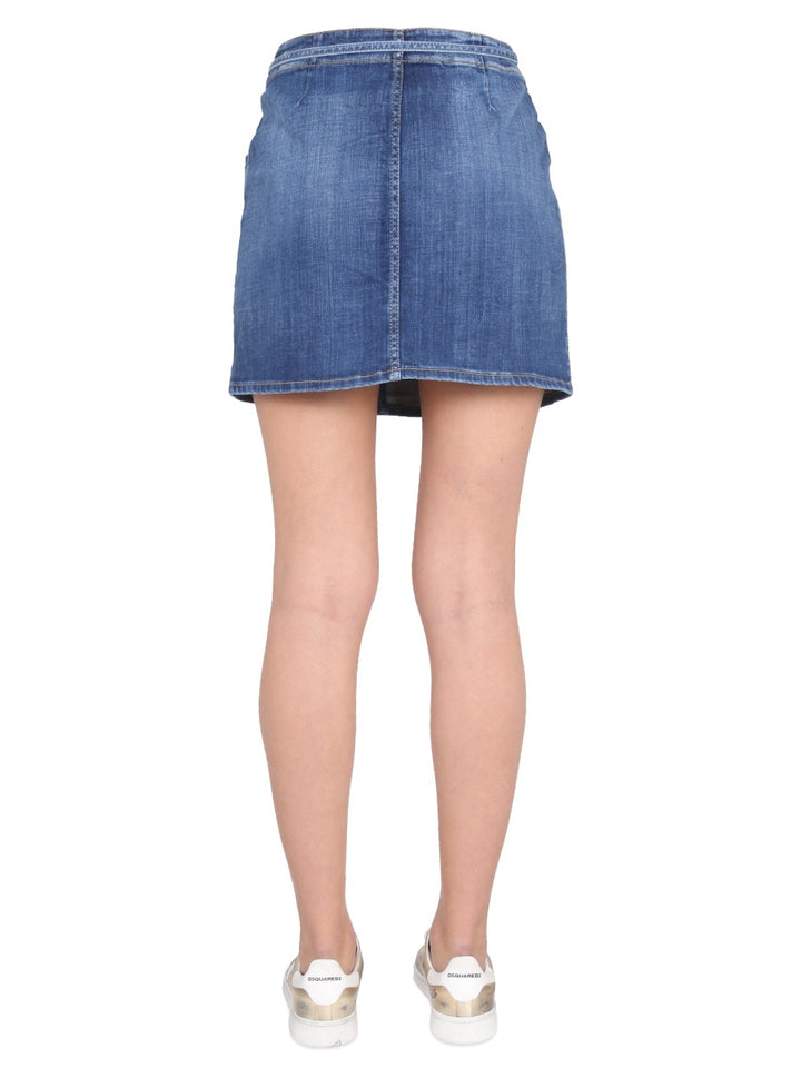 Dsquared2 Skirts - Blue | Wanan Luxury
