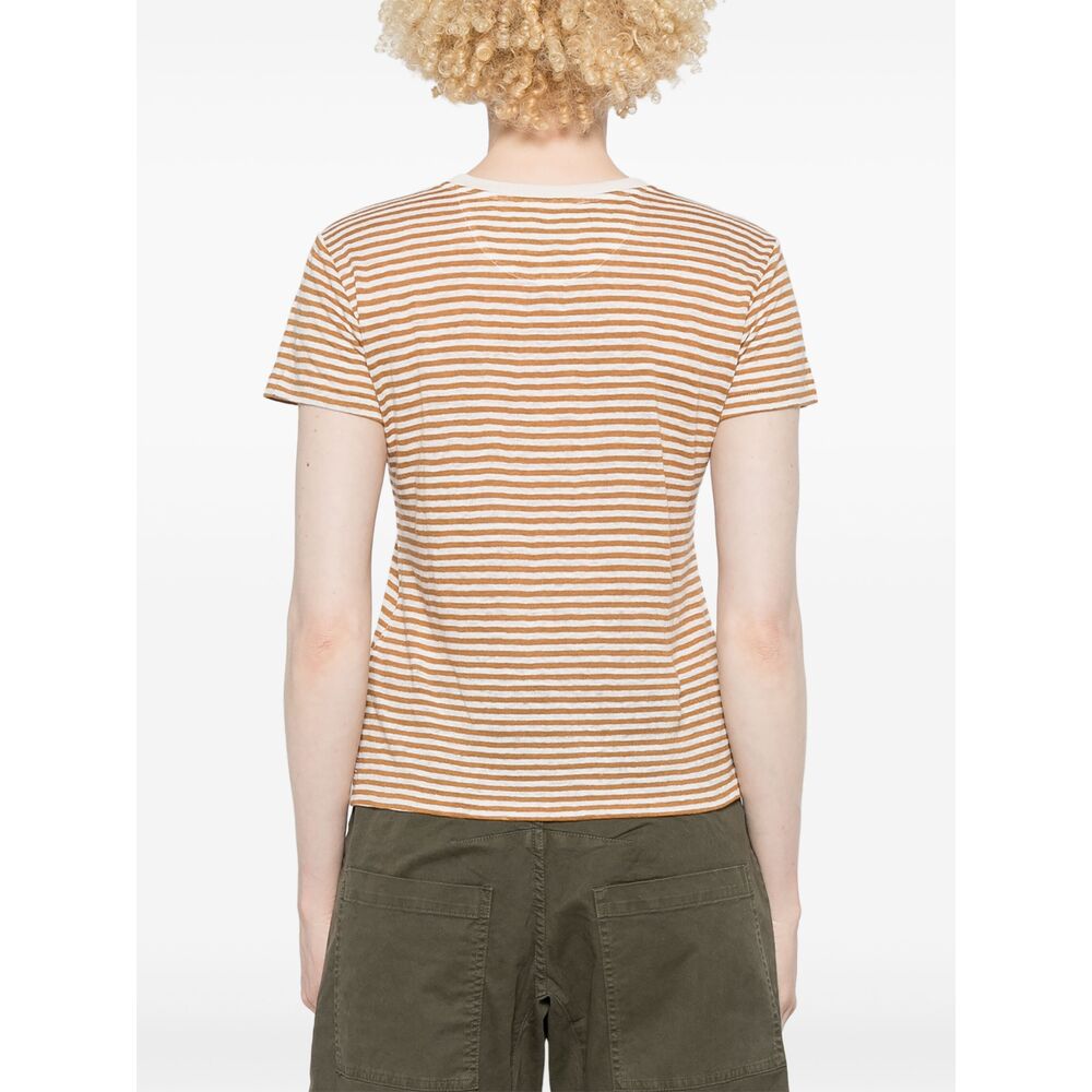 Frame T Shirts - Brown, White | 8486c849c17eaf32faeb87cd5c3d4bbf67b884f6