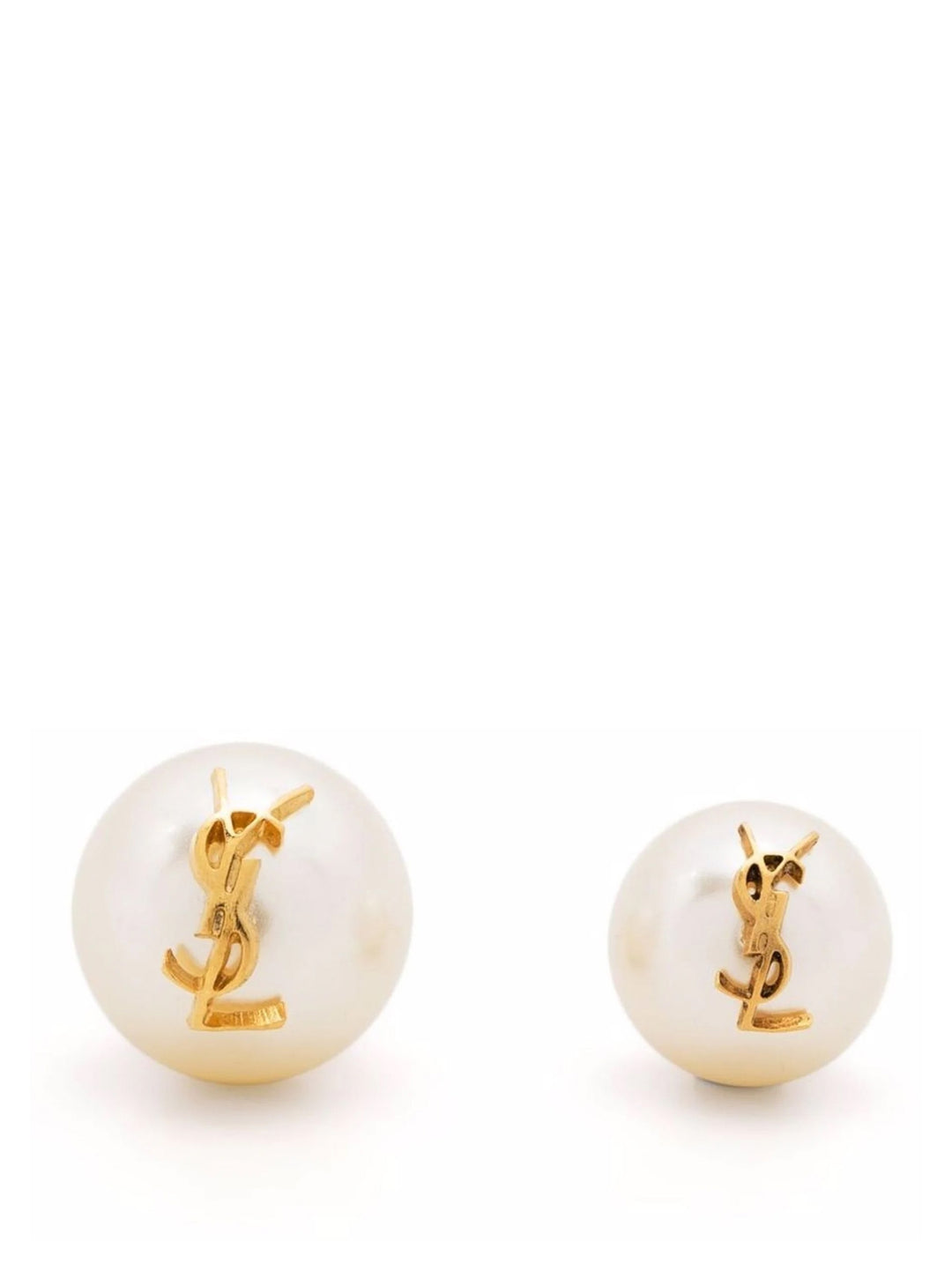 Saint Laurent Asymetrique Perle Jewelry - White | 327f8616ded46a253f83aea951aafc9749246c18