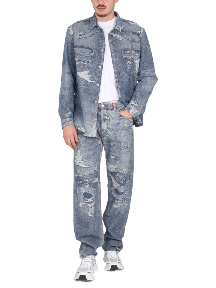 Diesel Shirts - Blue | Wanan Luxury