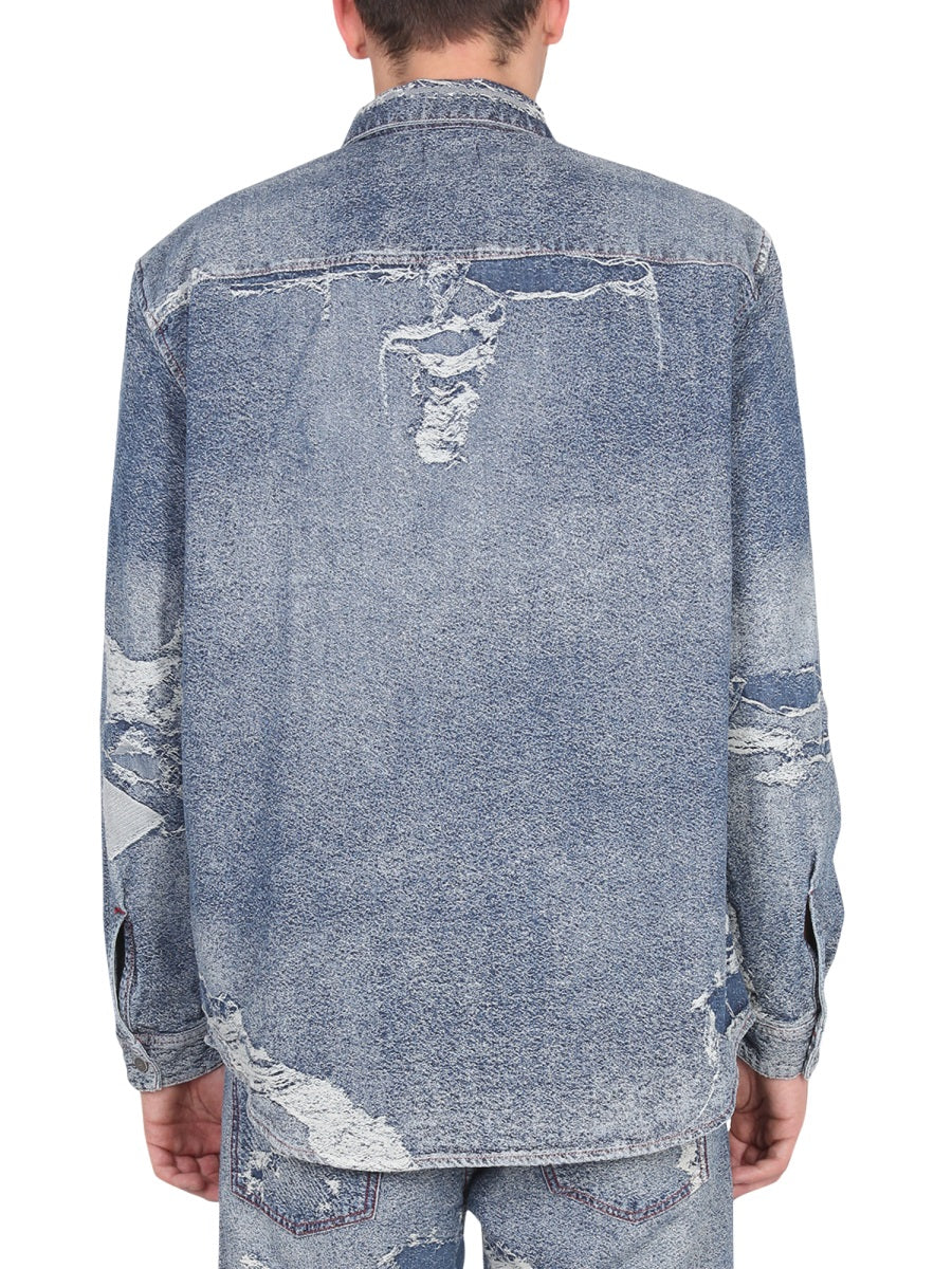 Diesel Shirts - Blue | Wanan Luxury