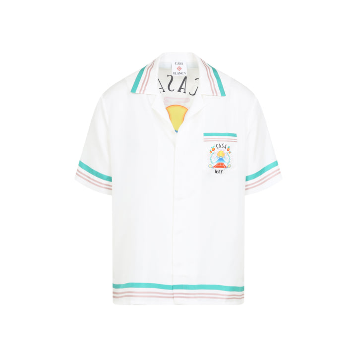 Casablanca Shirts - White | ec099c6aa00a8983b586132e3a39058a42cd9368