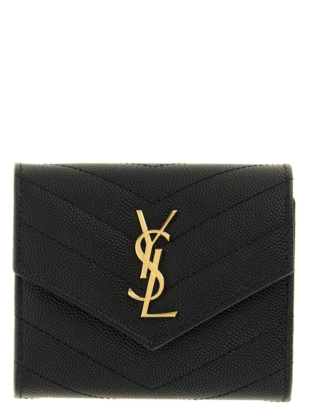 Saint Laurent Cassandre Wallets and Card Holders - Black | ad0d958b82d1955d18780e75abf23b400123bcb0
