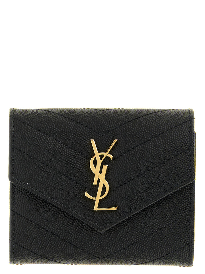 Saint Laurent Cassandre Wallets and Card Holders - Black | ad0d958b82d1955d18780e75abf23b400123bcb0