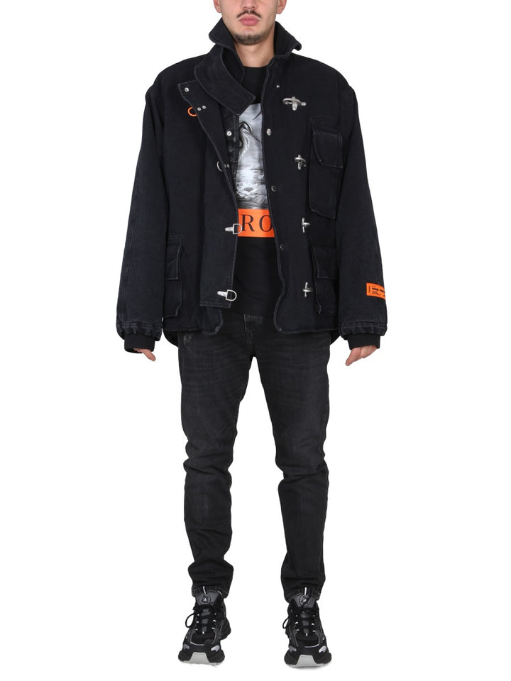 Heron Preston Jackets - Black | Wanan Luxury