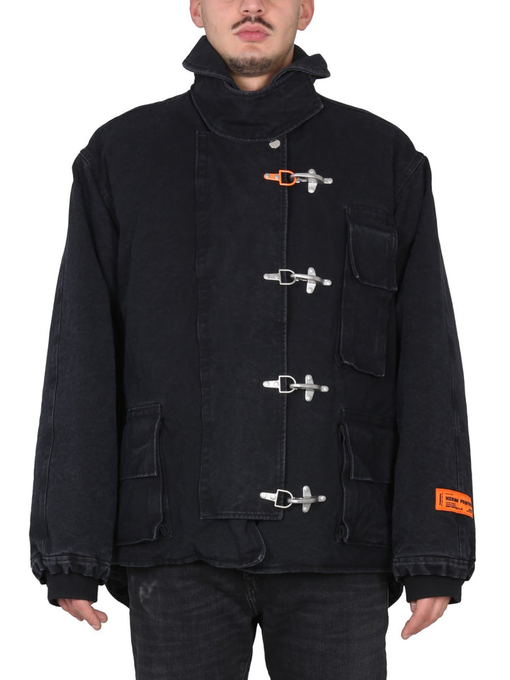 Heron Preston Jackets - Black | Wanan Luxury
