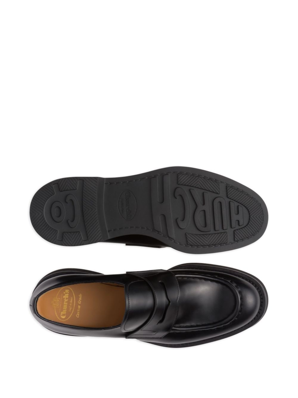 Loafers with inserts