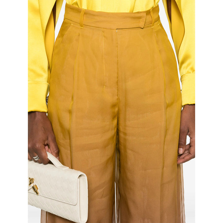 Max Mara Pianoforte Pants - Yellow | d8327c8e7b0d5658bb699564e46ace21be8c46f9