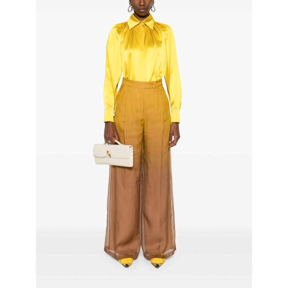 Max Mara Pianoforte Pants - Yellow | 1e7607ec5f5a730b4a5455cf4d475f14ebf51c53